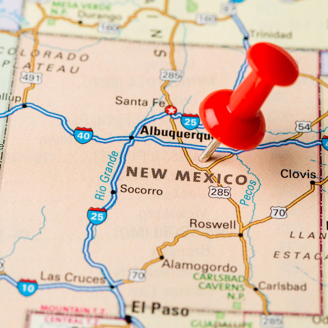 Map of New Mexico