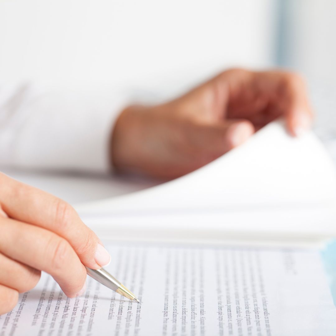 photo of paperwork